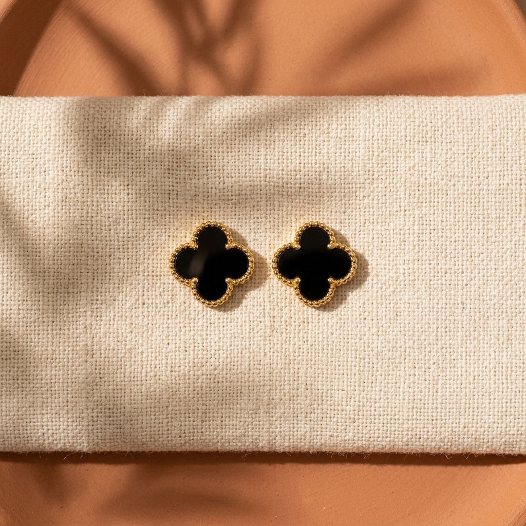 Salve Clover Stainless Steel Earrings For Woman & Girl