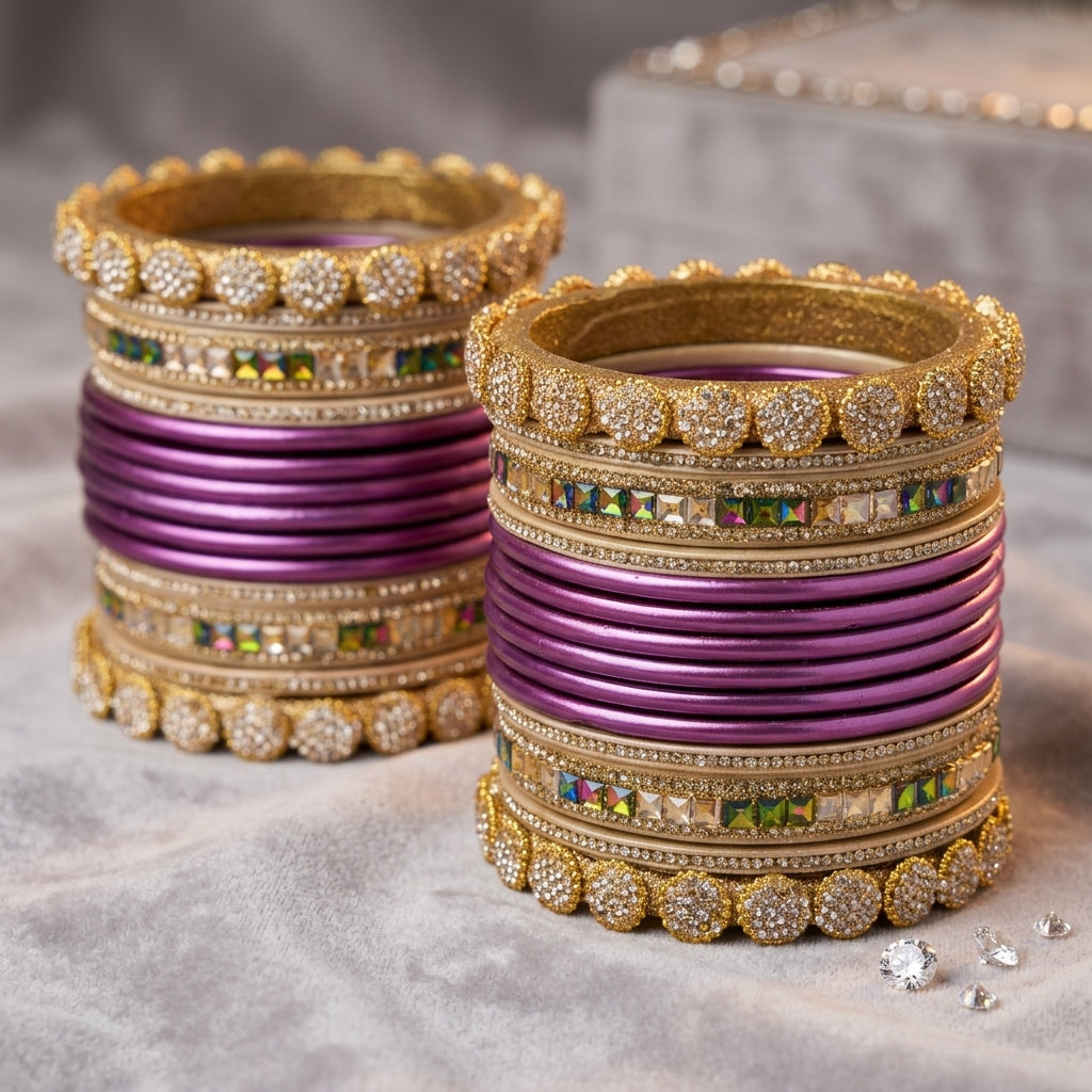 Traditional Rajasthani Rajwadi Lac Bridal Bangles set with latest Design Punjabi Look