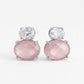Crystal Star Stud Earrings for Women | Gold Plated Round Crystal Fashion Earrings