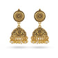 Antique Gold Plated Traditional Jhumka Earrings for Women