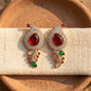 Gold Plated Designer Drop Earrings for Women & Girls