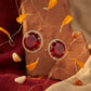 Round AD Stud Earrings for Women & Girls